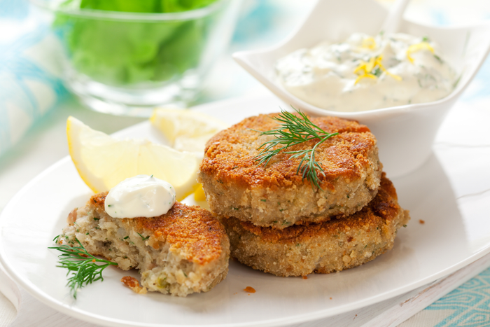 Salmon & Halibut Cakes