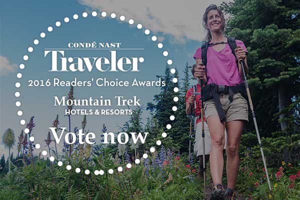 Mountain Trek Nominated For Condé Nast Traveler Awards