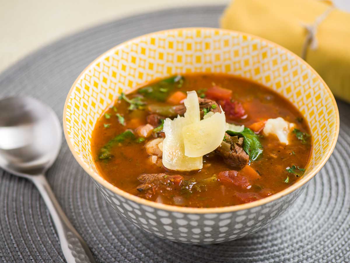 Minestrone with Grass-Fed Beef Recipe