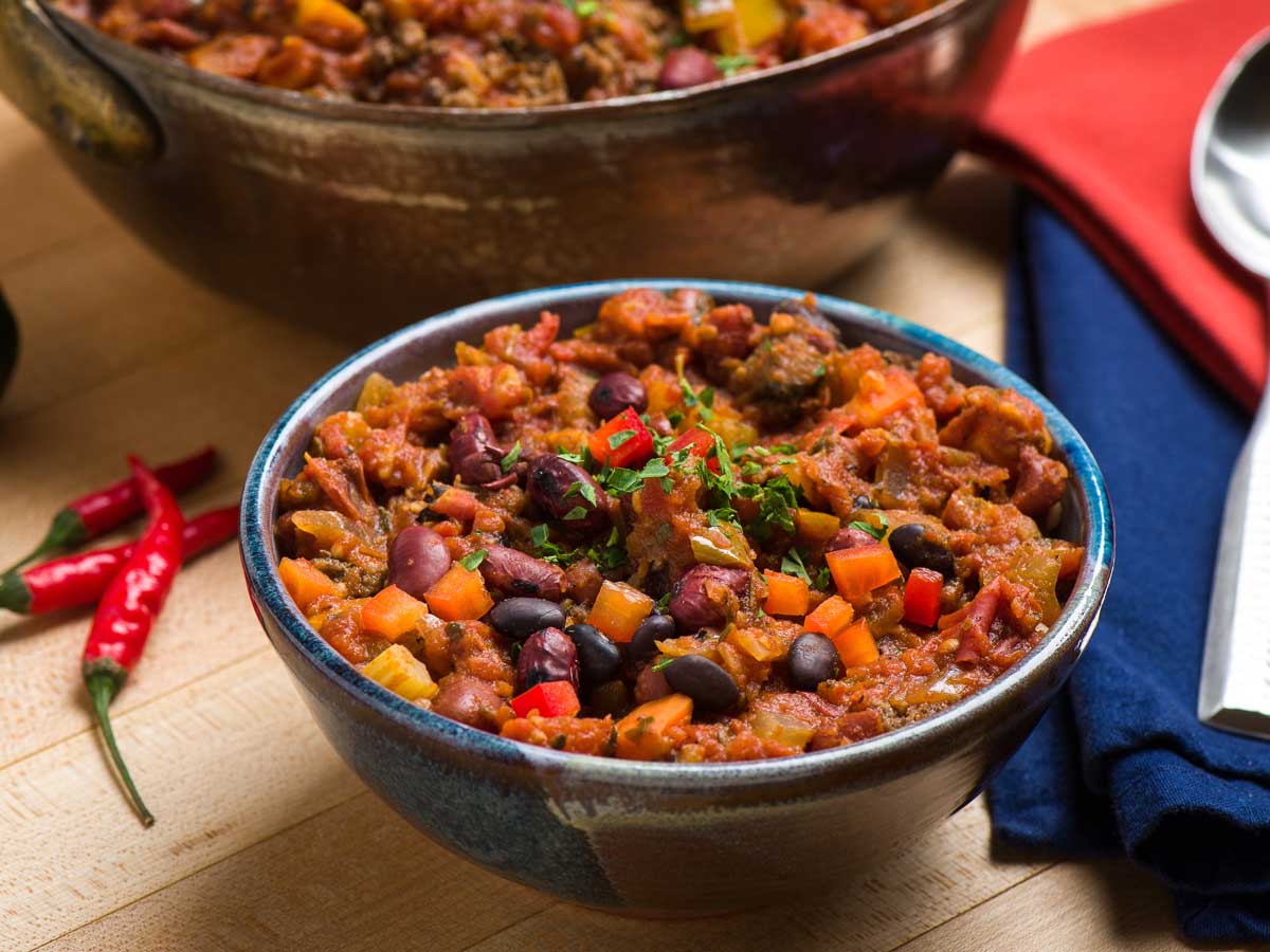 Smoky Pumpkin Chili with Organic Beef