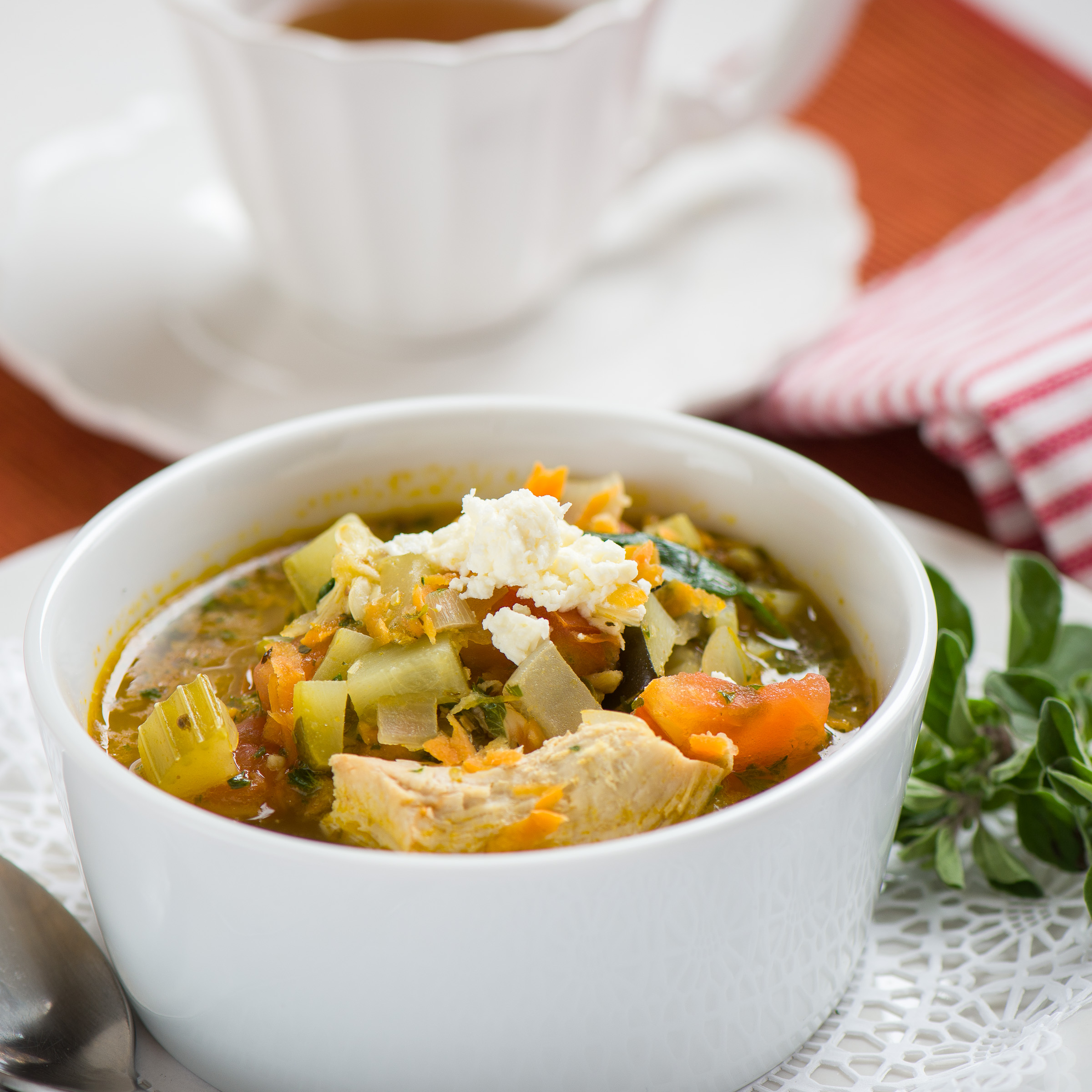 Greek Feta and Turkey Stew