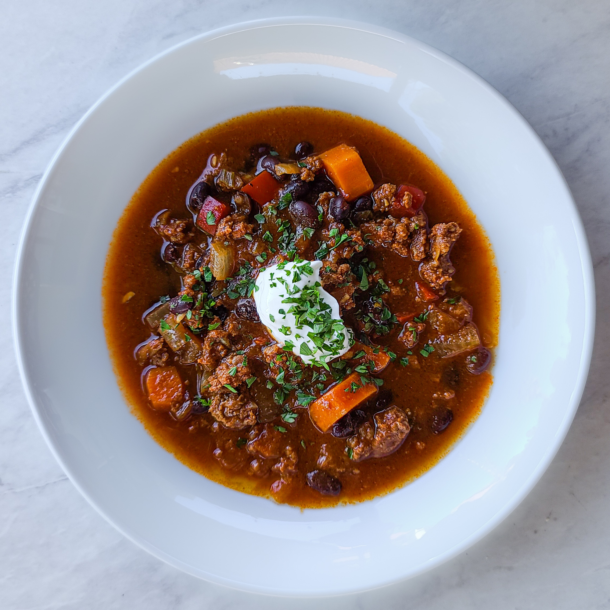 Beef and Black Bean Chili