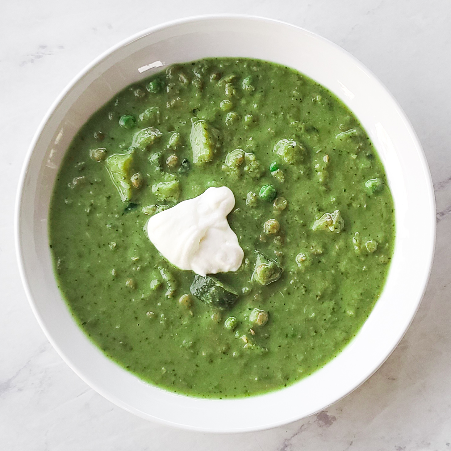 Green Spring Vegetable Lentil Soup