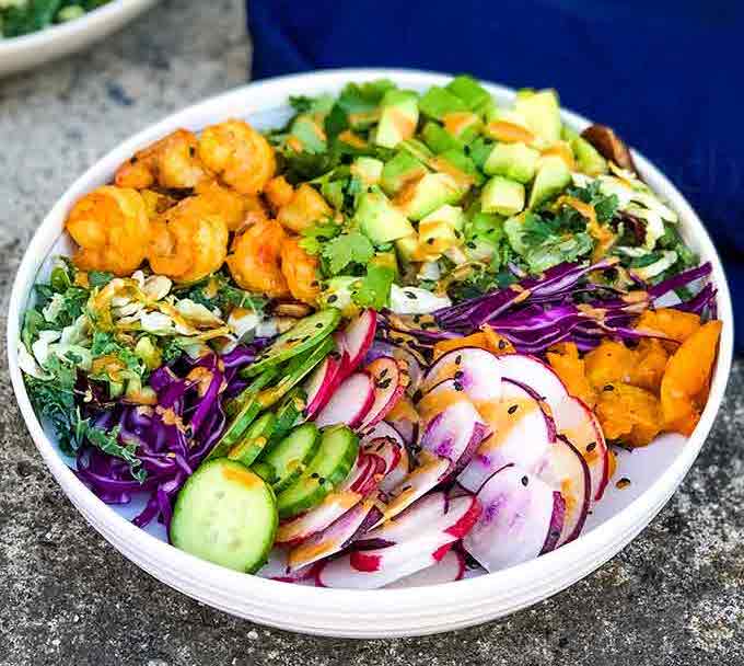 The Kootenay Bowl With Prawns